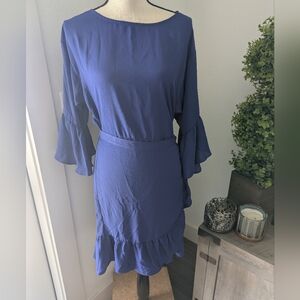 B By BoBeau Ladies Elegant Blue Women's Dress